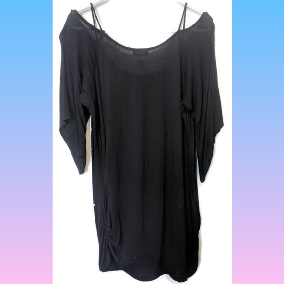 Venus Cold Shoulder Embroidered Detail Top Sz L - Picture 3 of 6